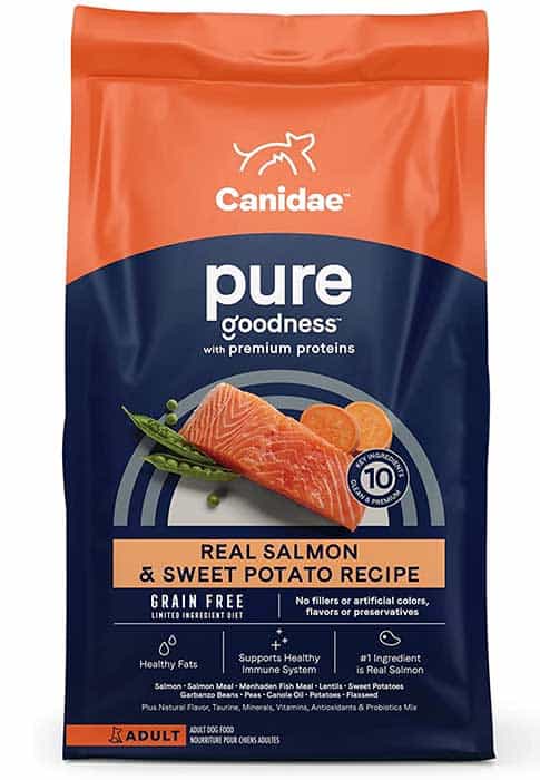 canidae pure grain free salmon kibbles