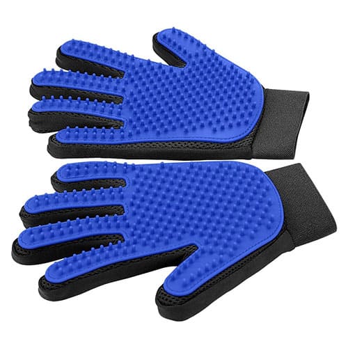 pet grooming gloves