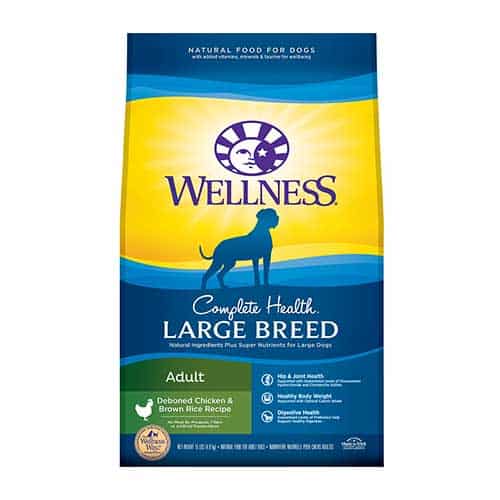 wellness large breed dog food